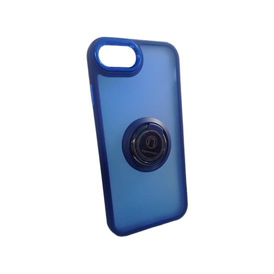 Case with Support Ring for Apple iPhone 7g/8g Smoked Blue